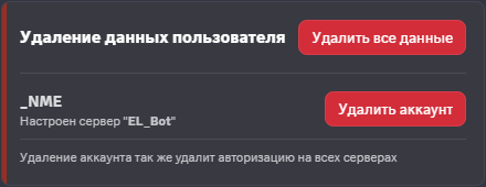 Пример статистики игрока